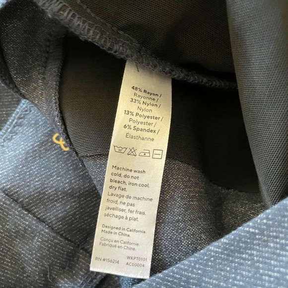 Honeylove EverReady Sculpting Ponte Pants Stormy Blue - Picture 8 of 8